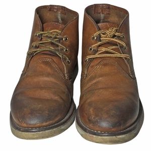 Red Wing® 3140 Work Chukka Brown Boots Size 8